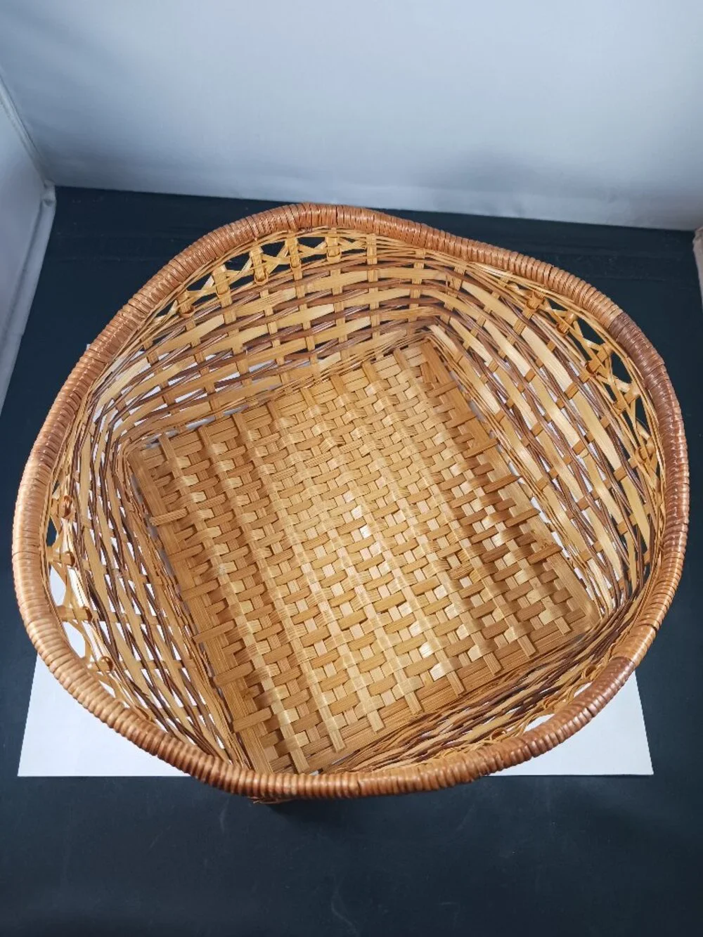Vintage Wicker Unique Basket